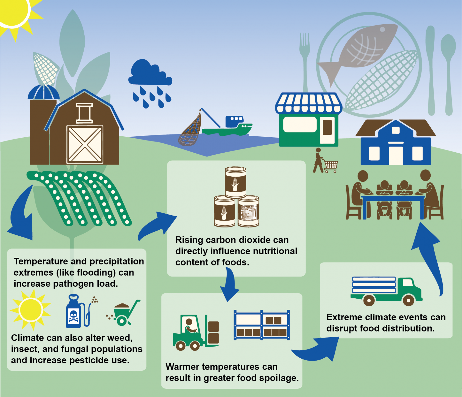 Figure 7.1: Farm to Table: The Potential Interactions of 