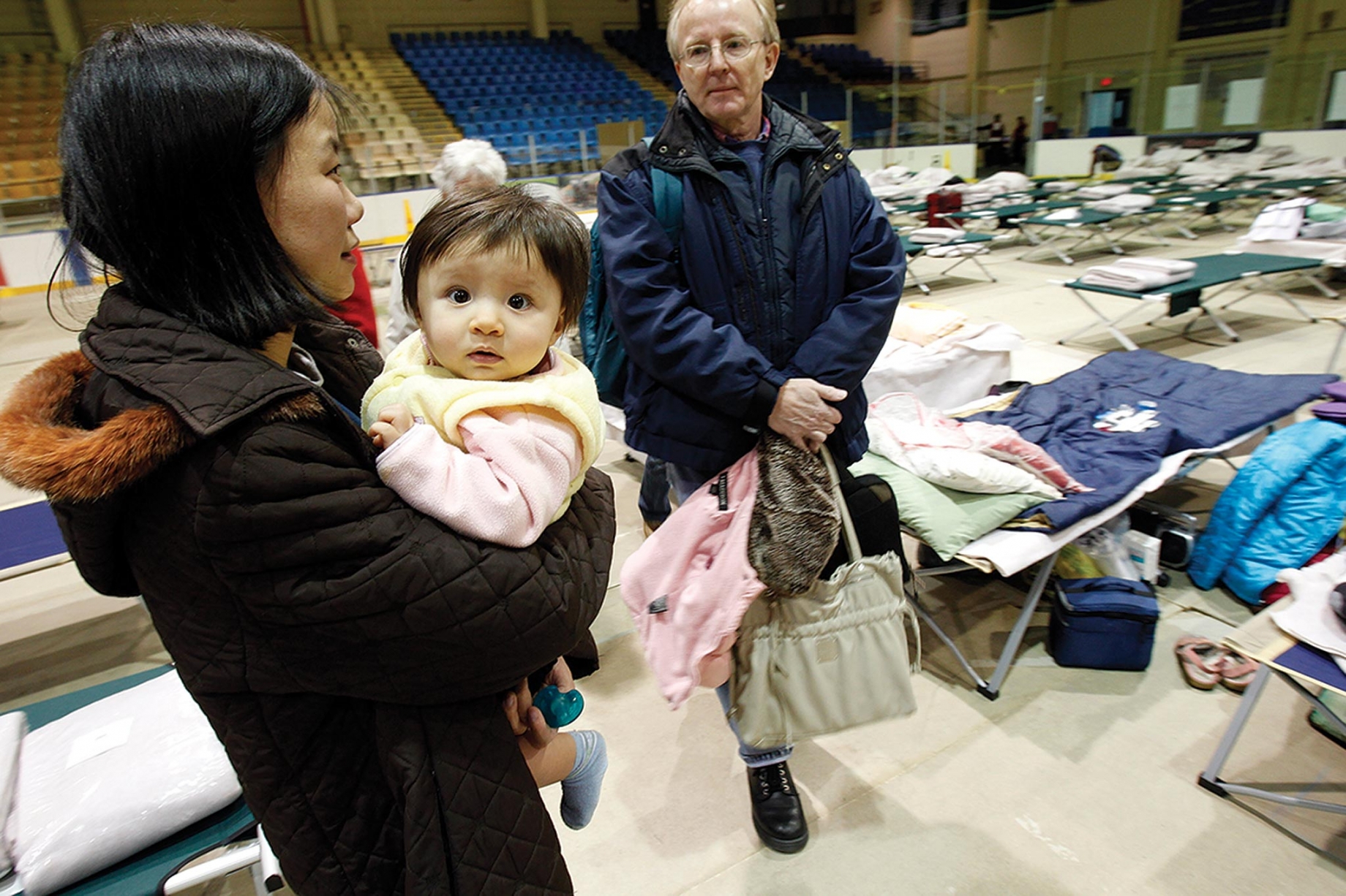 Red Cross shelter after Superstorm Sandy